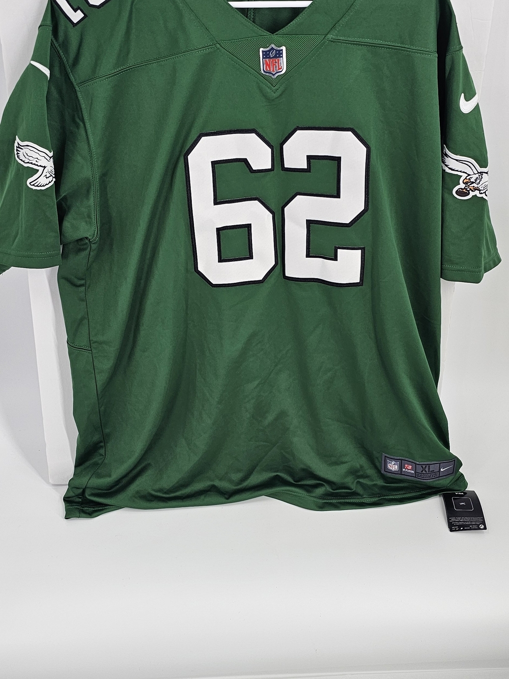 Nike Philadelphia Eagles Jason Kelce #62 Nike Game Jersey Game Jersey Green &